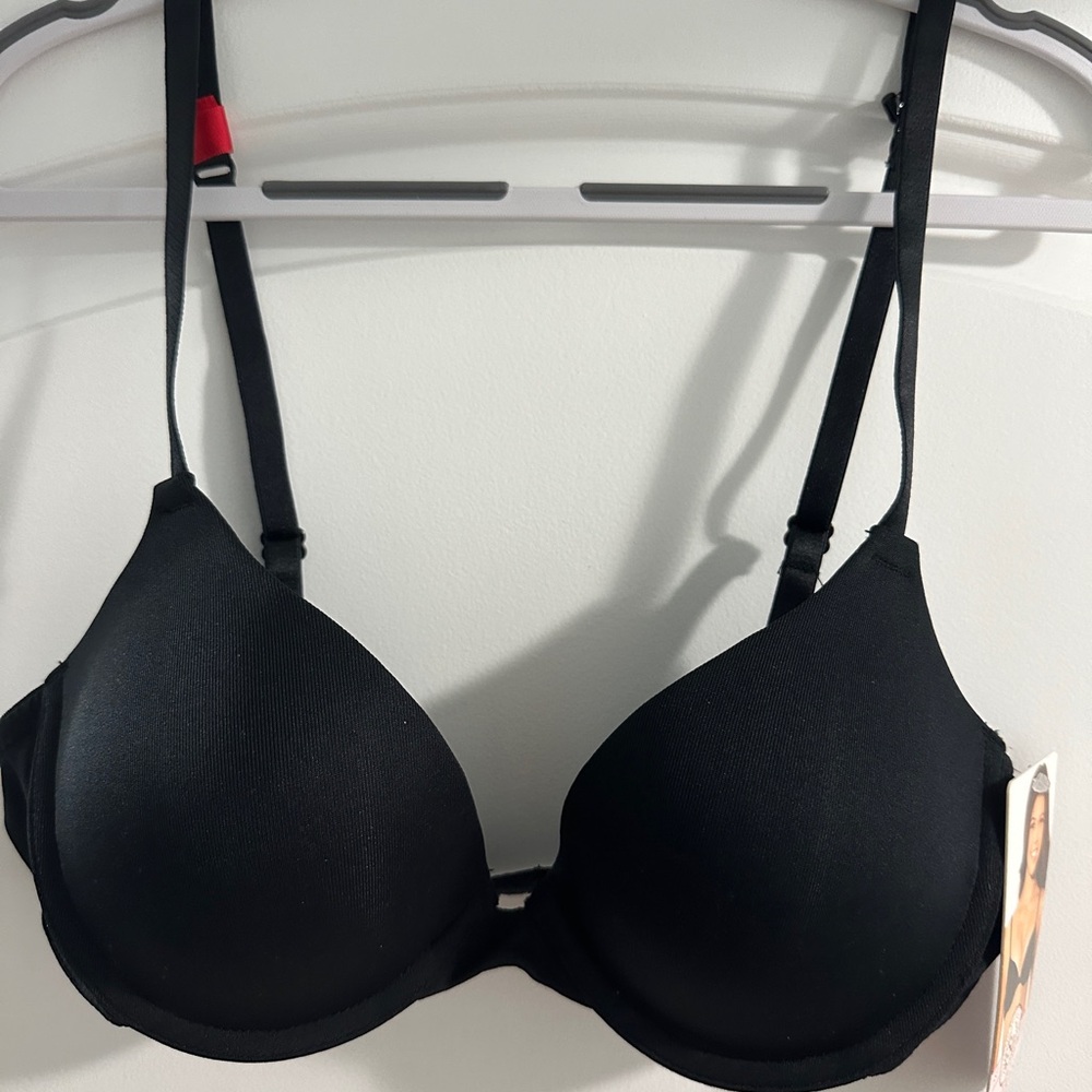 SO Intimates Kohl's - Black - Gimme A Boost Push-Up Bra - 36A - Brand New NWT